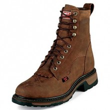 Tony Lama Harlington TLX® #TW2004 Men's 8" Tan Durable Steel Safety Toe Boot